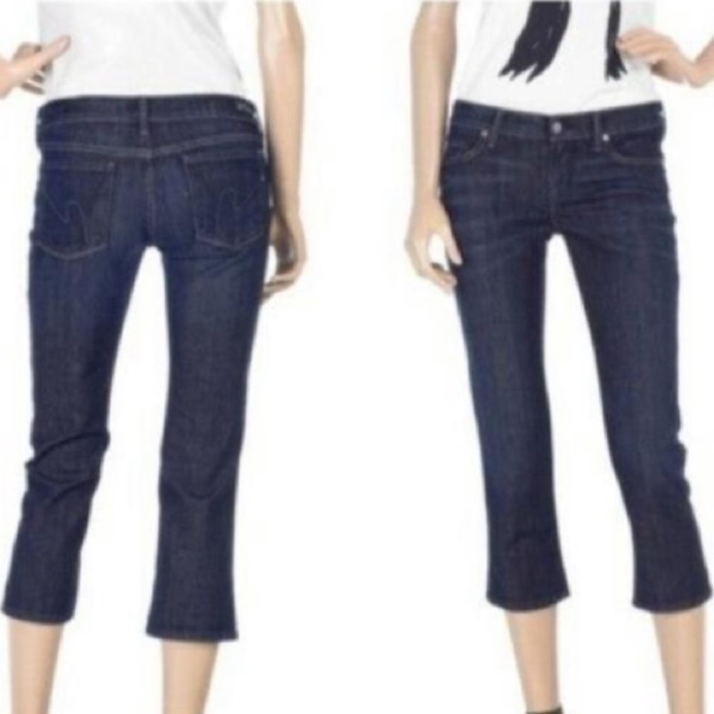 Citizens of Humanity Kelly #063 low waist cropped stretch denim jeans, 29, EUC